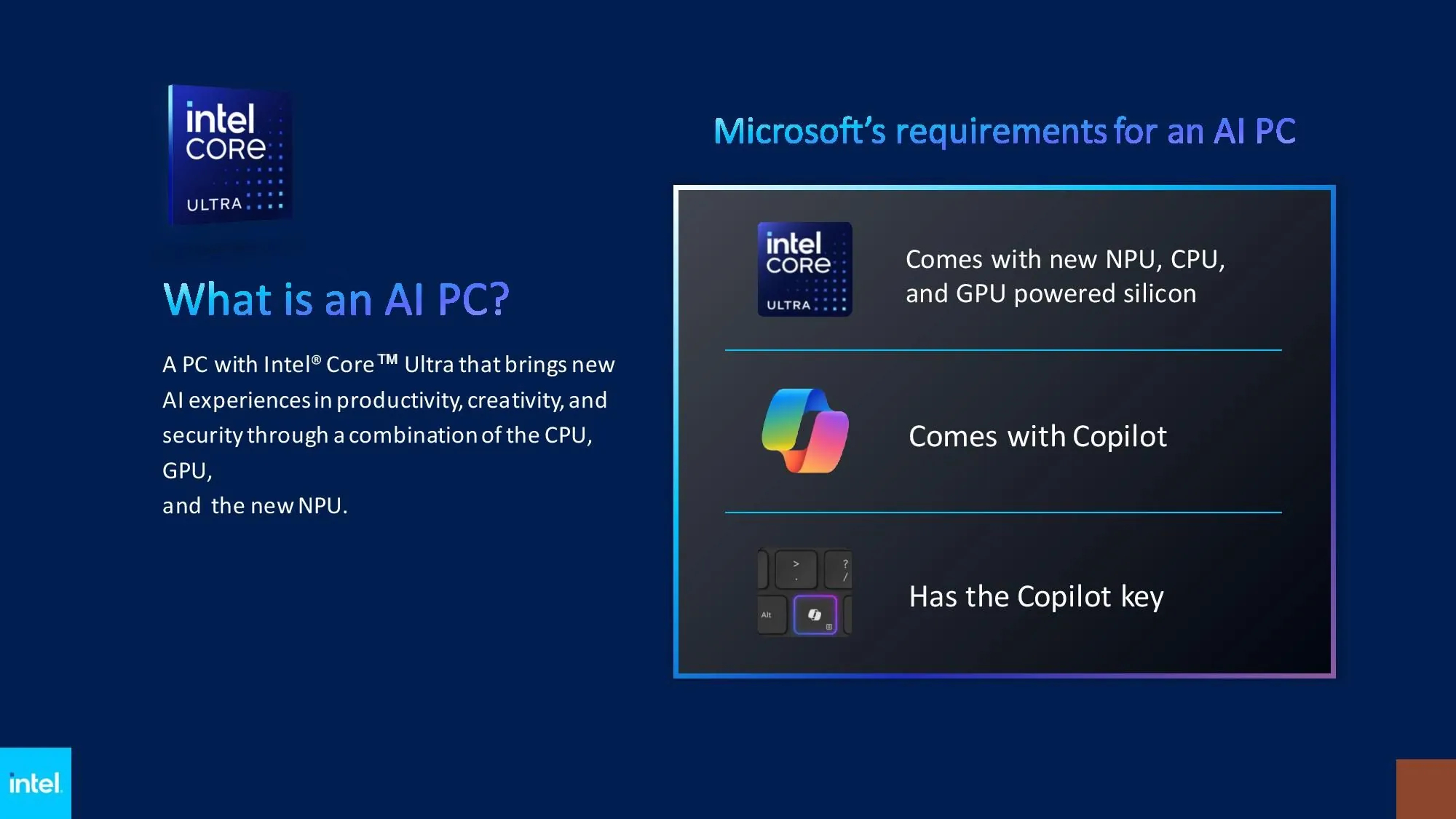 微软定义 AI PC 标准：本地运行 Copilot 和搭载 40 TOPS 性能的 NPU